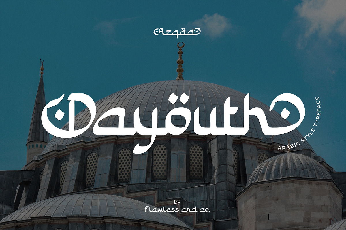 Azqad - Ramadhan Arabic Font, a Handwritten Font by Flawless And Co (Photo 9 of 10)