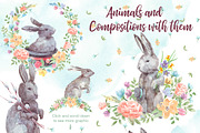Pretty spring watercolor mood, an Animal Illustration by soolima (Thumbnail 5 of 6)