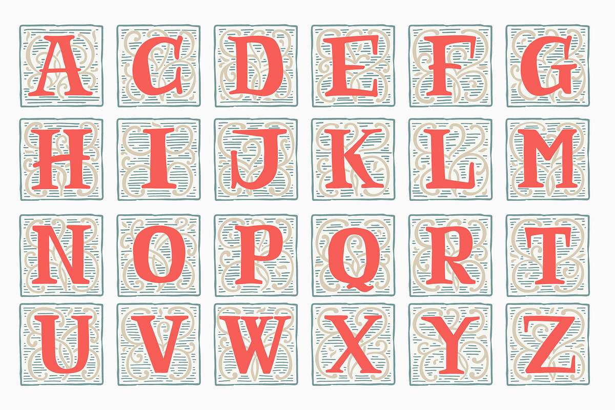 Renaissance Initials fonts preview 5