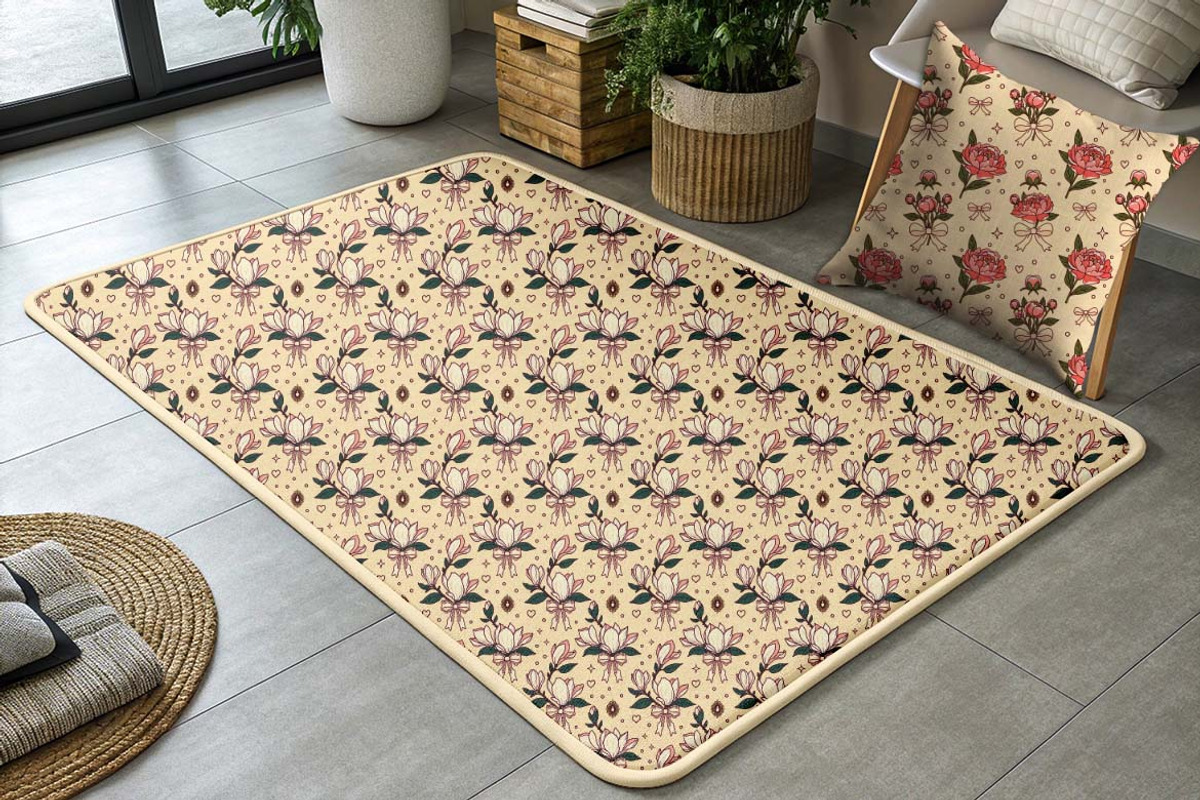Vintage Floral Kawaii Bundle Pattern, a Pattern Graphic by one-touch (Photo 5 of 20)