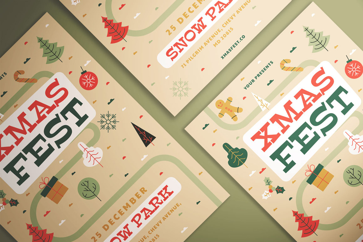 Xmas Fest Flyer, a Flyer Template by KMZVR.Lab (Photo 4 of 5)
