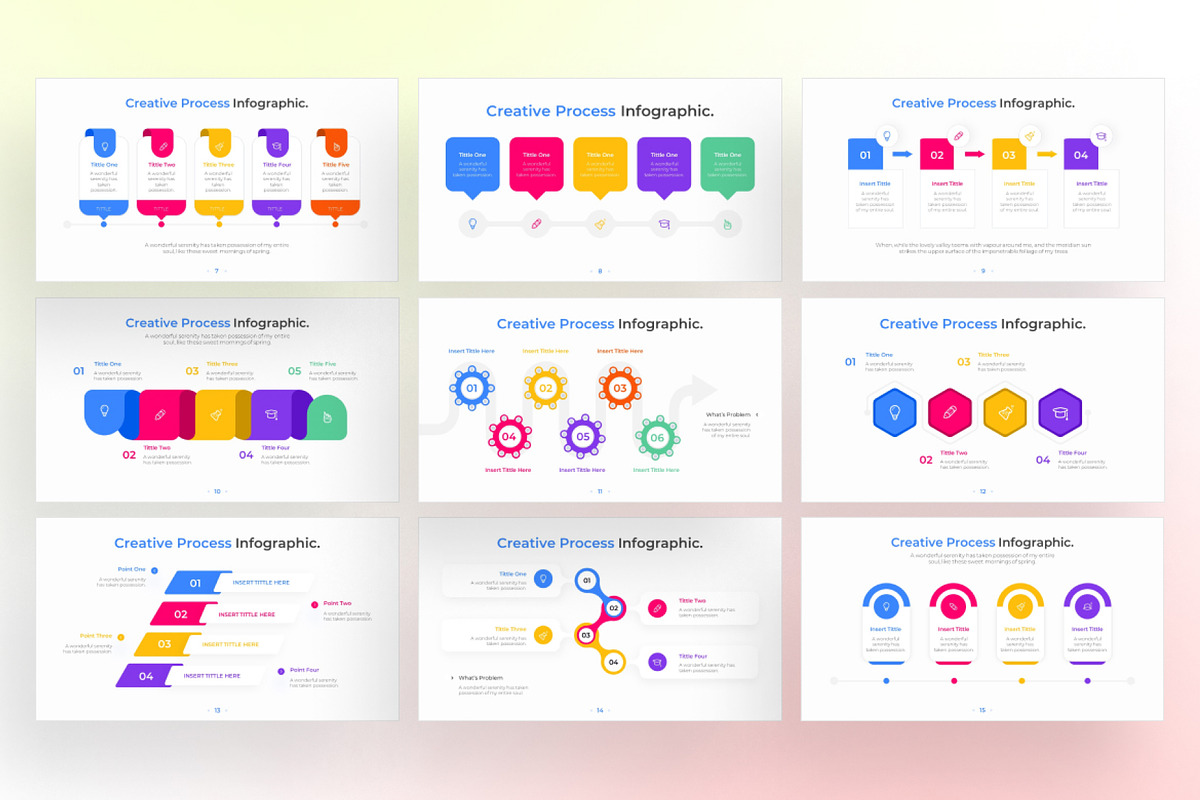 Creative Process PowerPoint - Infographic Template