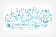 Gardening bundle, seamless patterns, a Decorative Illustration by Good Studio (Thumbnail 2 of 13)