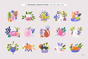 Cats and Flowers | 100% Hand drawn, an Animal Illustration by Olia (Thumbnail 2 of 14)