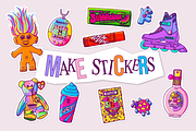 Memories of the 90's Clipart Set, a Food Illustration by CherithDrawsThings (Thumbnail 3 of 6)