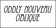 Oddly Nouveau JNL, a Font by Jeff Levine Fonts (Thumbnail 4 of 5)