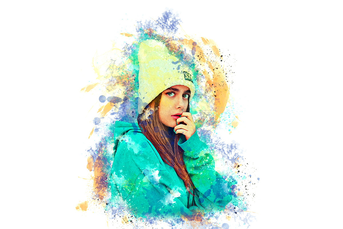 Watercolor Artwork Photoshop Action, an Action Add-On by Studio Retouch (Photo 10 of 10)