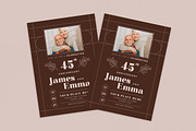 Anniversary Invitation, an Invitation Template by graphicook (Thumbnail 2 of 2)