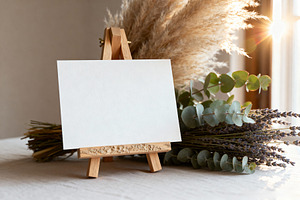 Rustic Blank Wedding Signage Mockup, a Background Photo by Virgo Studio