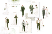 Lelia's Wedding Watercolor Set, an Illustration by Bibela (Thumbnail 3 of 12)