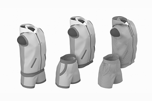 Woman Sportswear 09 High Poly