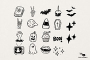 Halloween Hand-Drawn Doodles, an Object Graphic by Lazy Cat (Thumbnail 7 of 7)