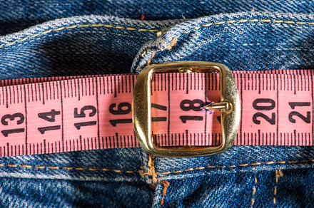 Jeans and centimeter containing weight, diet, and jeans, a Health & Medical Photo by Deyan Georgiev