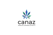 Canaz Cannabis Hemp Marijuana Logo, a Branding & Logo Template by Tovarkovdesign (Thumbnail 1 of 6)