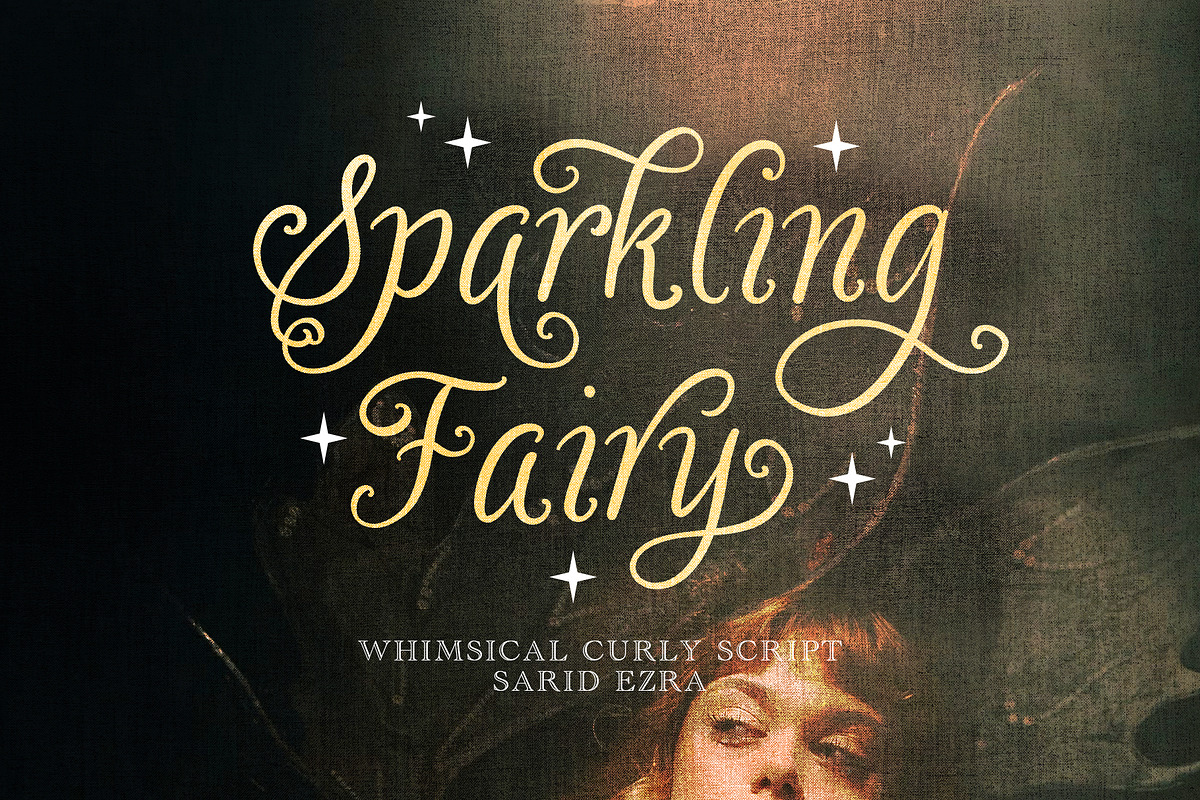 Sparkling Fairy - Whimsical Script, a Script Font by Sarid Ezra (Photo 11 of 11)