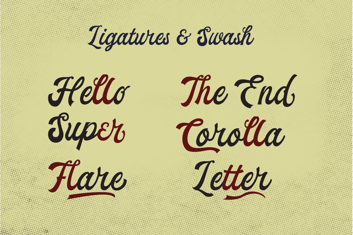 Ekshada Script + BONUS ! (UPDATED), a Script Font by Sitintahitam (Photo 11 of 12)
