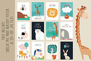 Cute Animals Vector World Map, an Animal Illustration by Pingebat (Thumbnail 7 of 14)