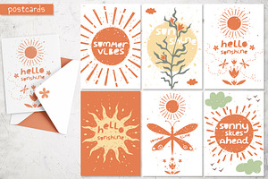 Sunshine, Patterns And Illustrations