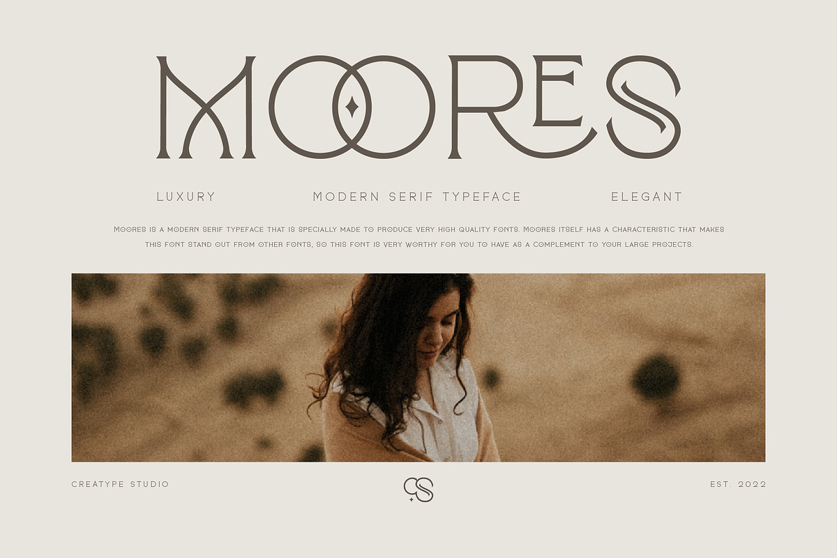 Moores Modern Serif Business Font, a Serif Font by Creatype Studio (Photo 1 of 9)