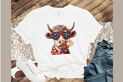 4th of July Heifer Png, Patriotic Co, an Illustration by Sublimation Artist (Thumbnail 4 of 6)