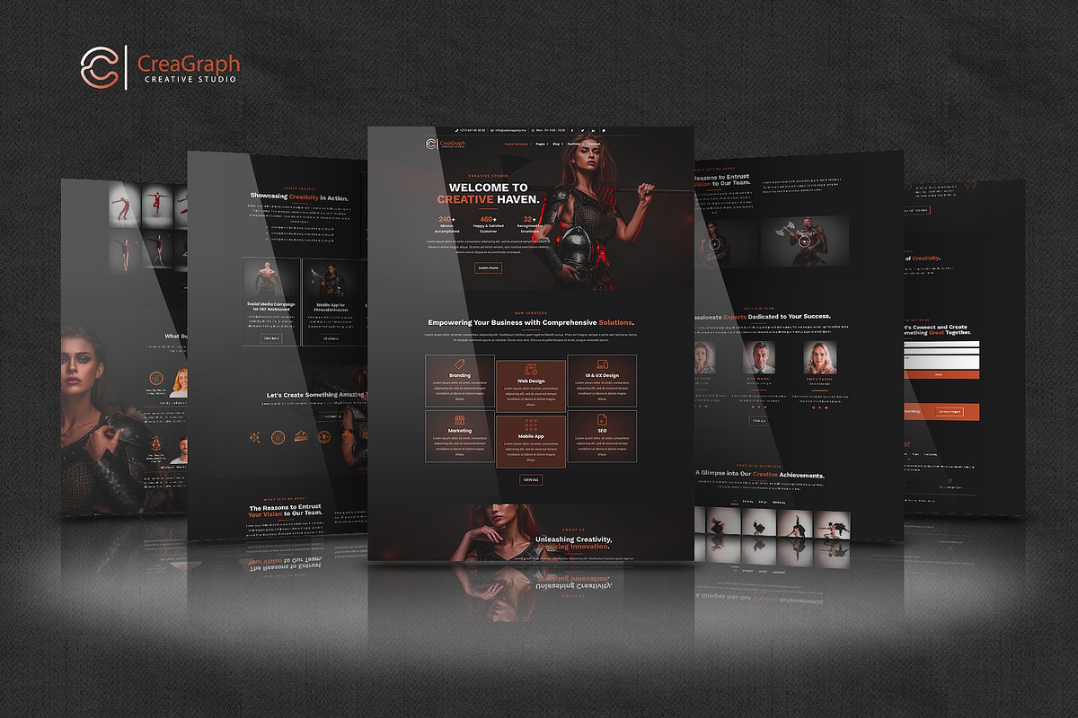 CreaGraph -Elementor Pro Kit, a Websites & App Template by Select Agency Designs (Photo 4 of 8)