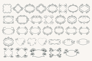 Vintage Ornamental Floral Frame, a Decorative Illustration by Kusumaillustration (Thumbnail 3 of 10)