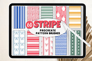 Stripes Procreate Pattern Brushes, a Brush Add-On by Brush Lab (Thumbnail 10 of 10)
