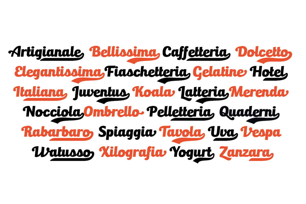 Bulletto - 5 fonts preview 5