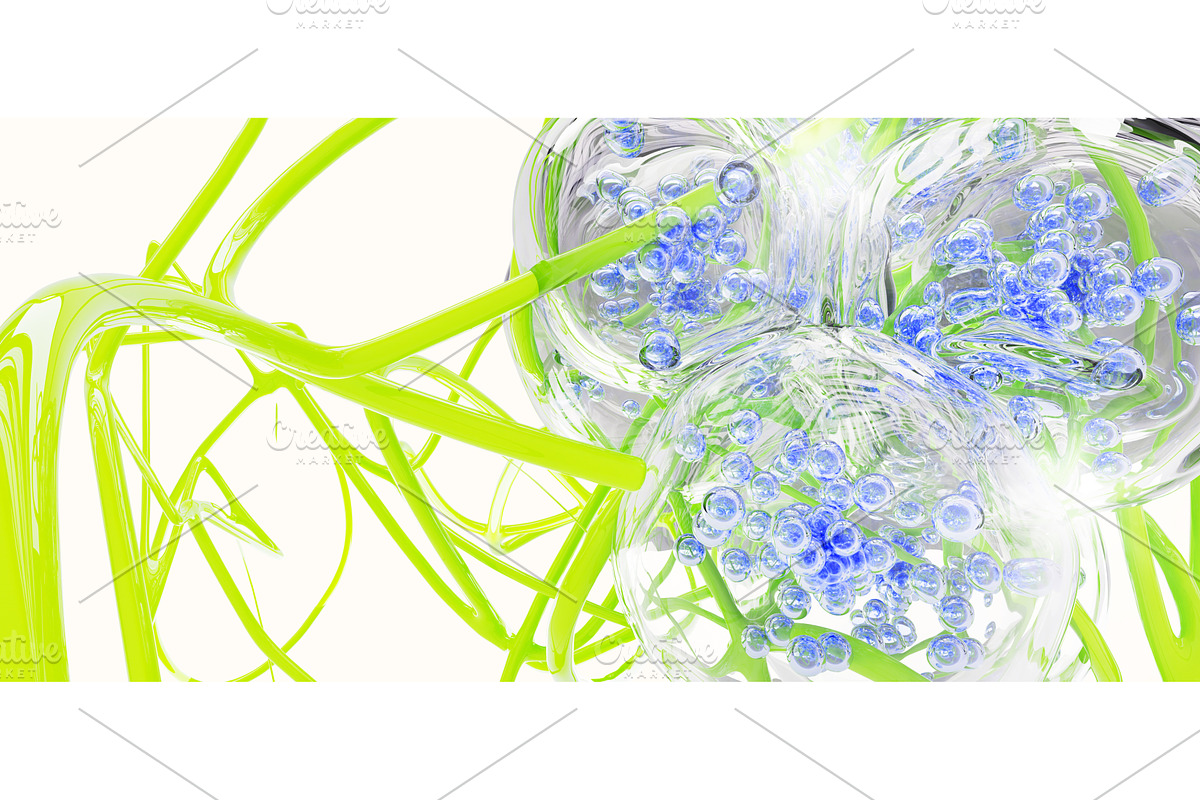 Abstract light 3d background with, a Background Graphic by Marozhkastudio
