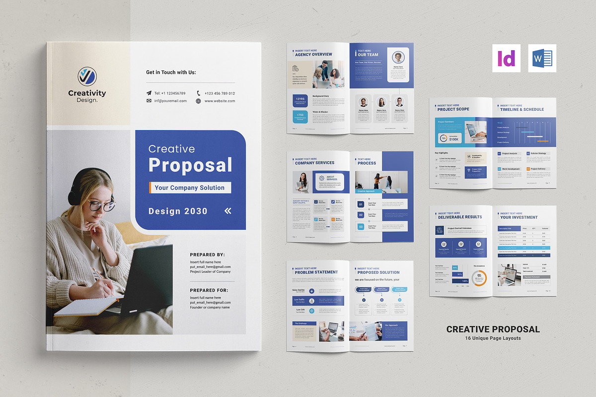Business Proposal Brochure Template, a Brochure Template by Creativity-Design (Photo 2 of 6)