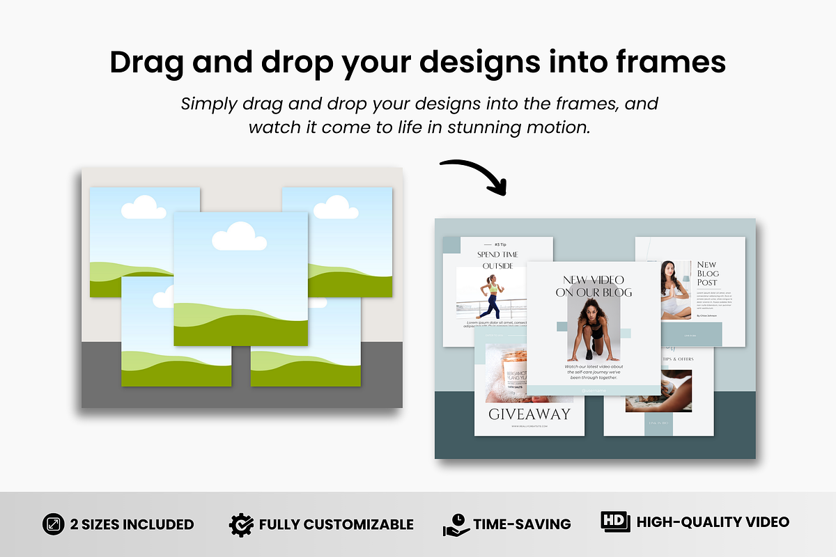 Square Frame Listing Video Canva, a Templates & Theme by DigiPax (Photo 3 of 7)