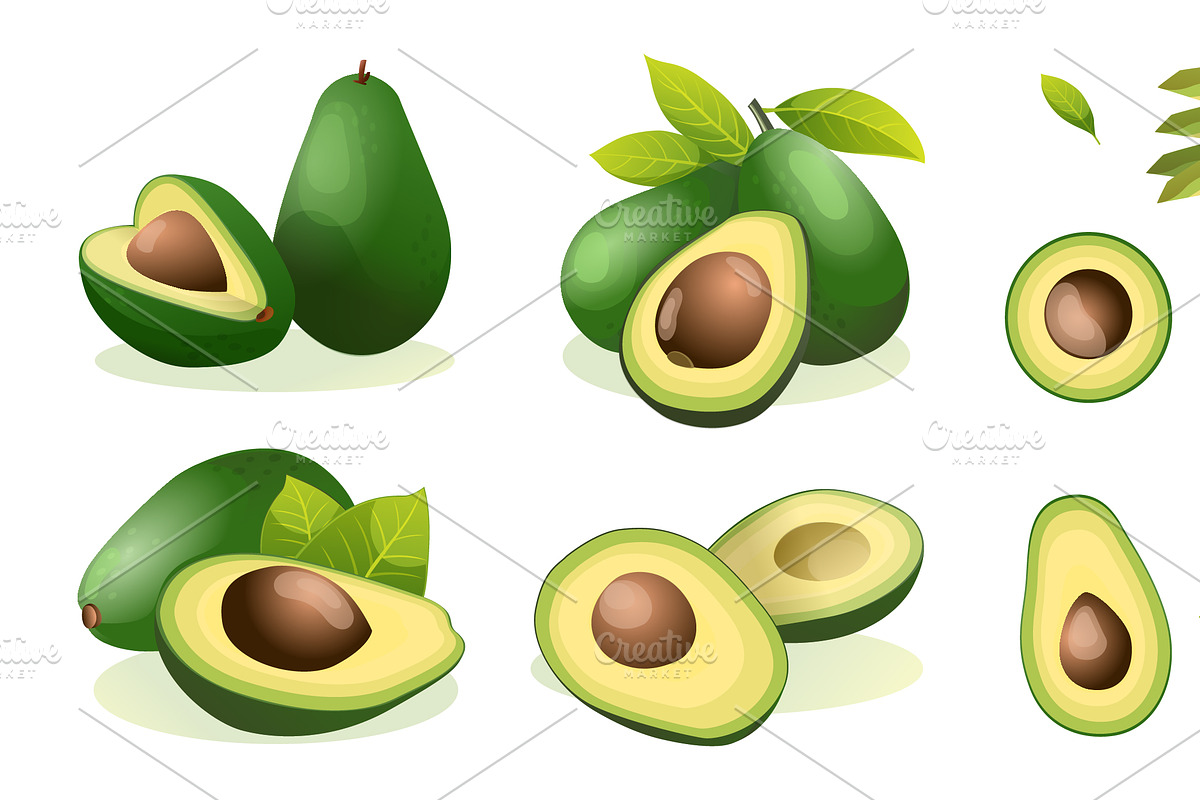 Fruit Cartoon Collection, a Decorative Illustration by YG Studio (Photo 3 of 22)