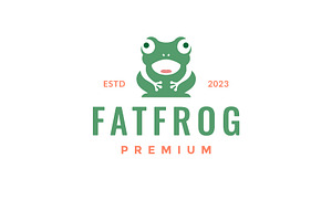 green frog amphibian mascot logo, a Branding & Logo Template by devastd