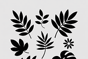 collection tropical leaf silhouette, an Illustration by Amazin_art (Thumbnail 13 of 21)