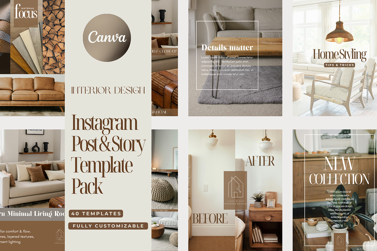 Interior Design Instagram Template