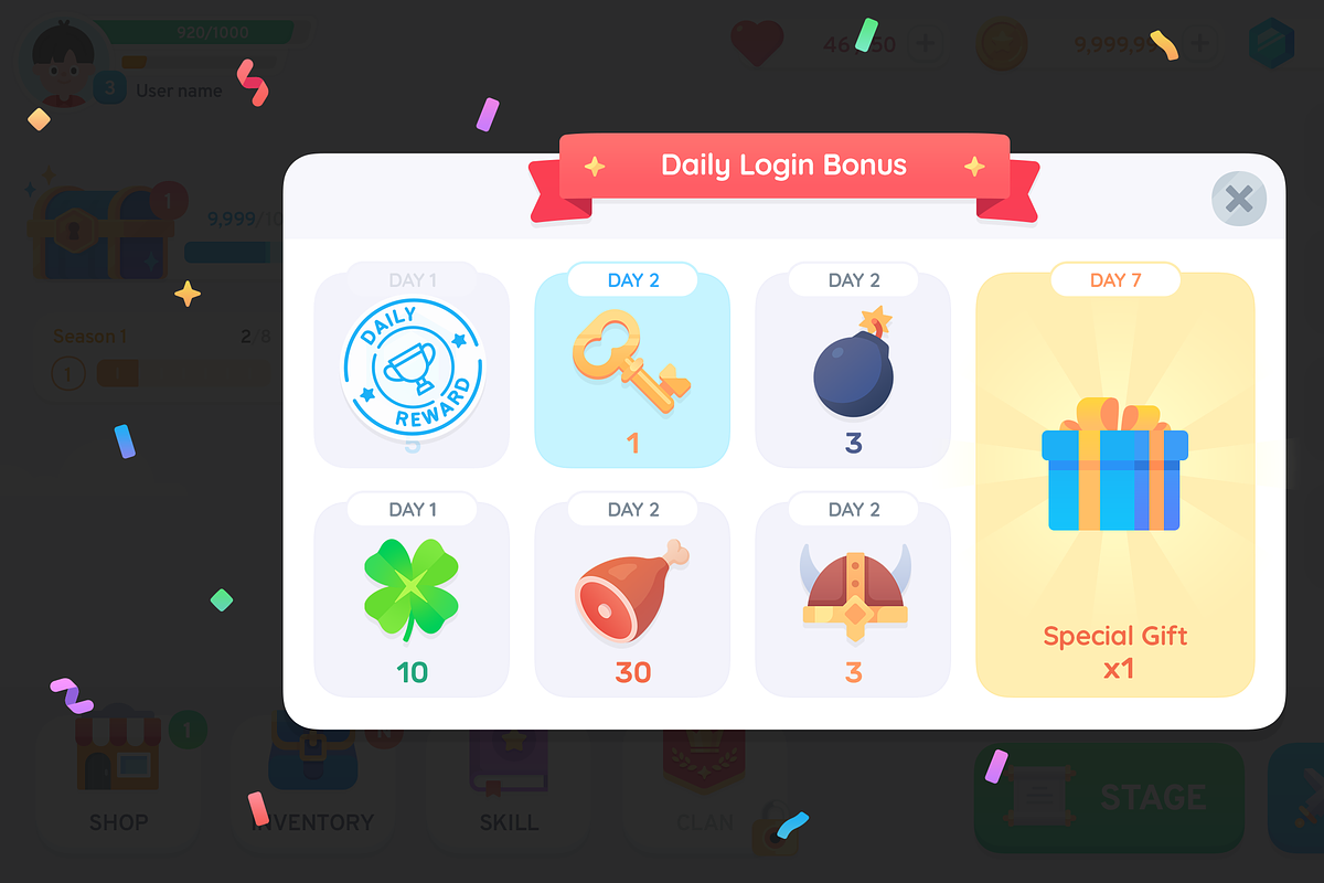 GUI Pro - Simple Casual, an UI Kit Template by LAYERLAB (Photo 56 of 108)