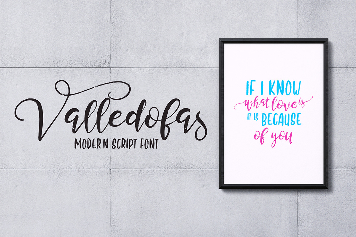 Valledofas Typeface preview 7