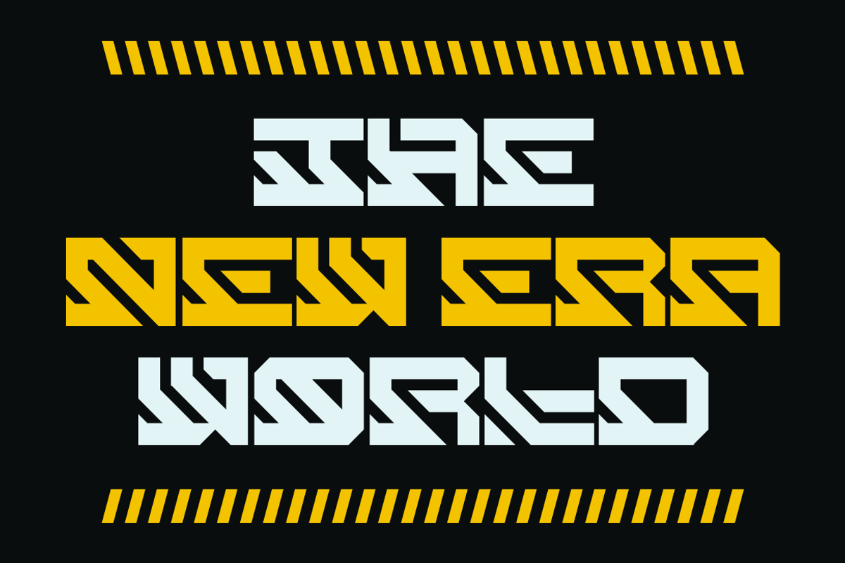 War Ear - Modern Tech Font, a Handwritten Font by MaikoHatta (Photo 3 of 4)