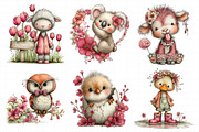 Whimsical Spring Animal Clipart, an Illustration by Daily.Designs (Thumbnail 6 of 8)
