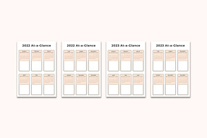 2022,2023 Planner Template Canva V13