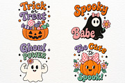 Halloween Ghost Clipart Spooky PNG, a Seasonal Illustration by SugarCloudStudioArt (Thumbnail 4 of 5)
