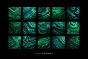 Malachite gemstone wallpaper pack, a Wallpaper Graphic by existacial (Thumbnail 2 of 4)