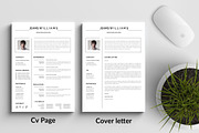 Professional Resume CV Template, a Resume Template by Blackcloud_Creations (Thumbnail 4 of 8)