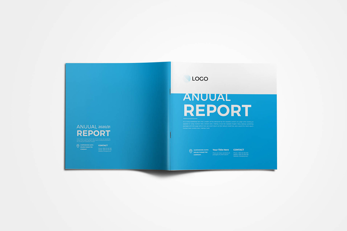 Square Annual Report Brochure, a Brochure Template by New Lines (Photo 10 of 10)
