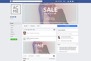 Shop SALE - 5 Facebook Cover + Post, a Social Media Template by Solid Pixel (Thumbnail 3 of 4)
