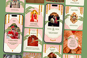 Indian Wedding Instagram Templates, a Social Media Template by Supanium Studio (Thumbnail 5 of 5)