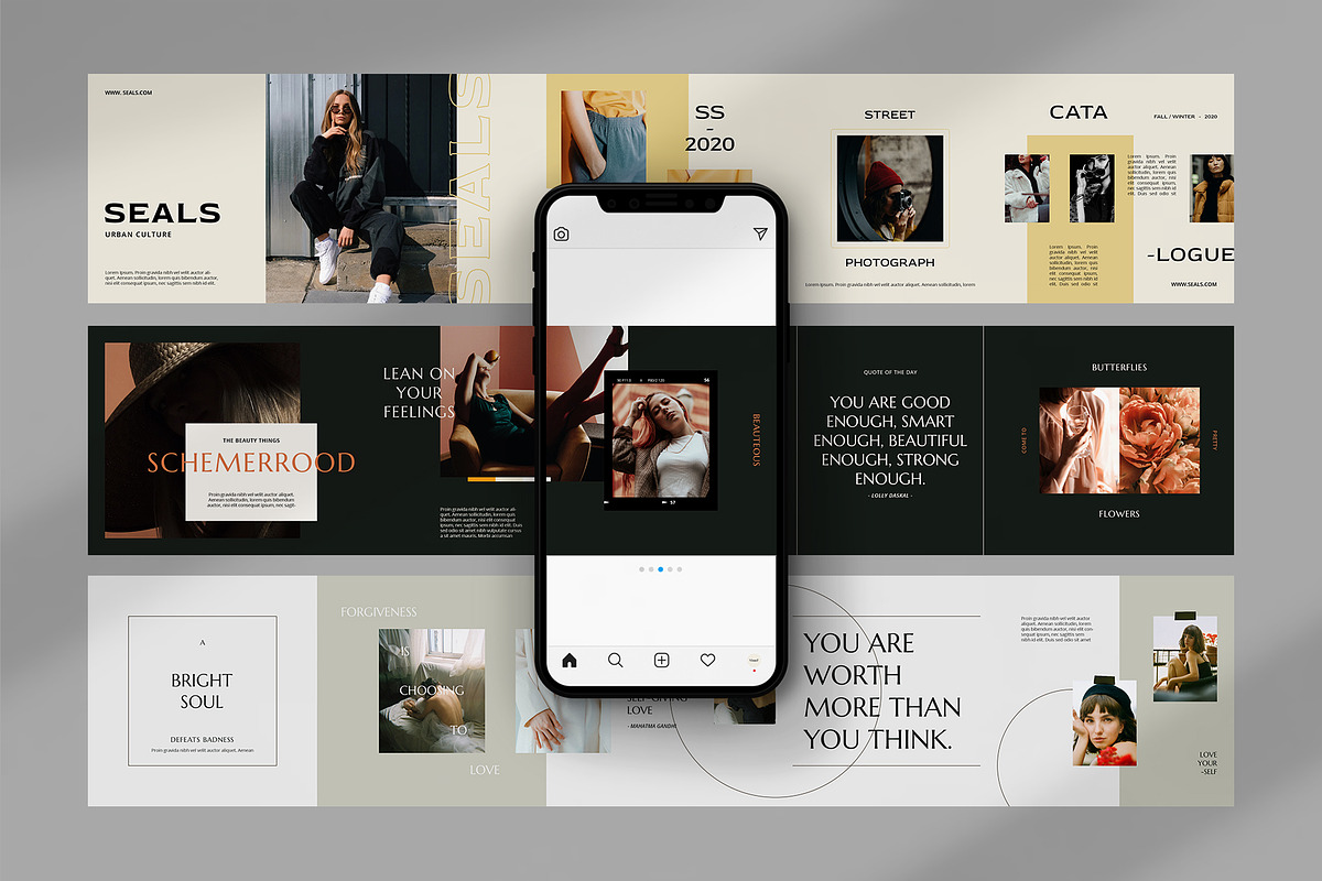 Bureau - Carousel Post Template, a Social Media Template by Visuel Colonie® (Photo 6 of 11)