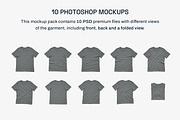 Bella 3650 Short Sleeve Tee Mockups, a Shirt Mockup by GraphicHero (Thumbnail 2 of 9)