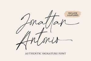 Jonattan Antonio – Authentic Signatu