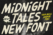 MIDNIGHT TALES | HORROR FONT
